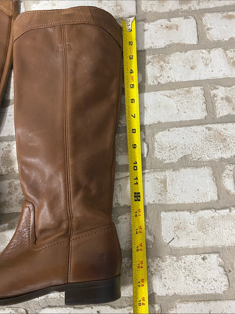 Frye Cognac Leather Over-The-Knee Riding Boots - Picture 6 of 9